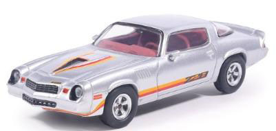 Ixo Models 1/64 シボレー カマロ Z28 1979 シルバー/オレンジストライプ 画像 1