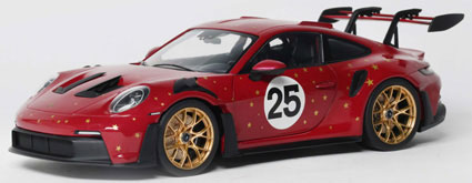 SOLIDO 1/18 포르쉐 911 (992) GT3 RS 크리스마스 에디션 2026 #25 (레드)