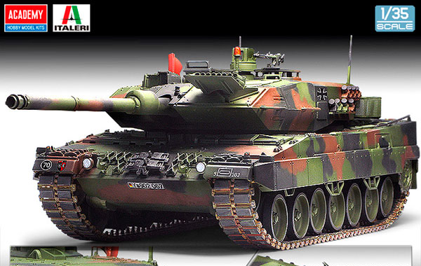 Academy 1/35 German Army Leopard 2A6 Plastic Model
