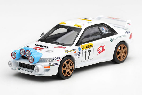 MINI GT 1/64 Subaru Impreza WRC98 Rallye Monte Carlo 1999 #17 (Linkslenkung) Bild 1