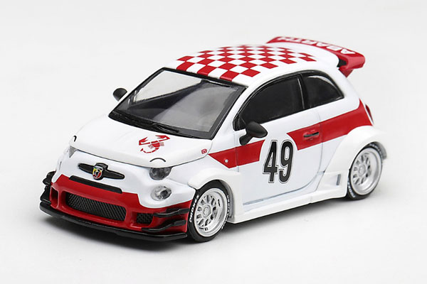 MINI GT 1/64 Abarth 595 LB-WORKS x Abas Works 1000 TC Tribute (Left-hand Steering) image 1