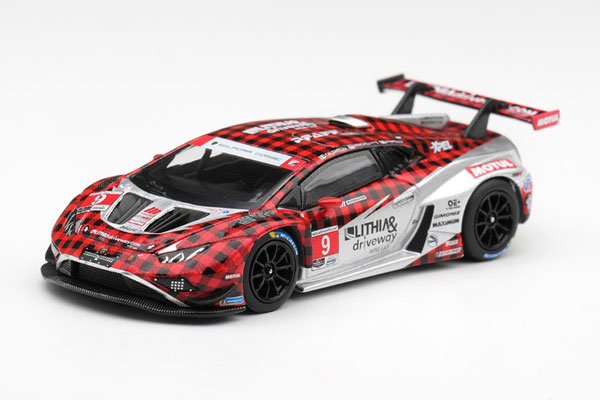 MINI GT 1/64 Lamborghini Huracan GT3 EVO2 IMSA WeatherTech GTD Pro 2025 #9 Pfaff Motorsports Bild 1