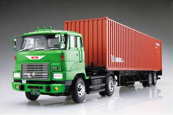 Aoshima The Truck No.2 1/32 Hino HE Trailer Plastic Model