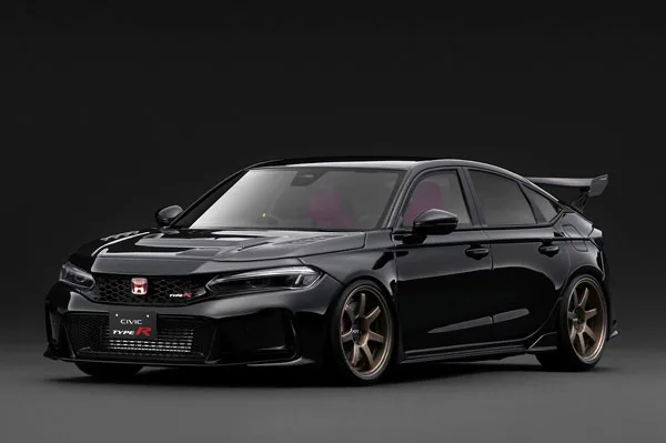 Ignition Model 1/18 Honda Civic TYPE R J'S Racing (FL5) Black
