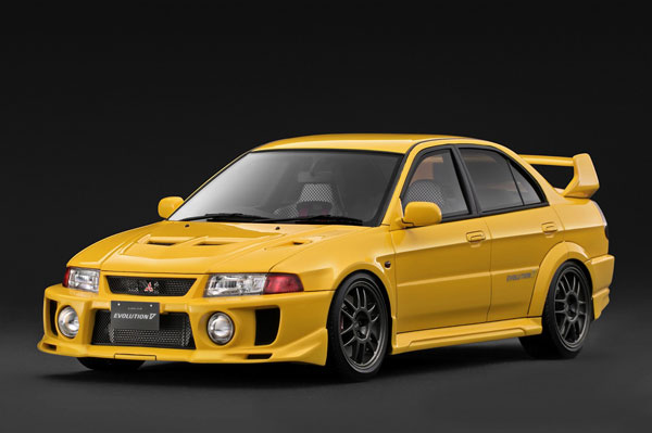Ignition Model 1/18 Mitsubishi LANCER EVOLUTION V (CP9A) Gelb Bild 1