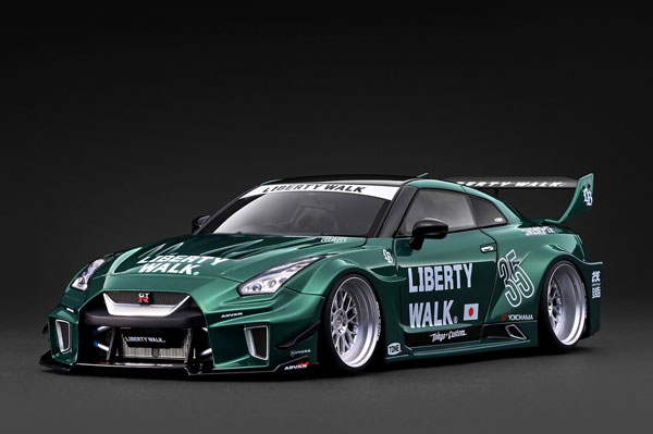 Ignition Model 1/18 LB-Silhouette WORKS GT Nissan 35GT-RR Green Metallic