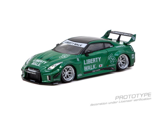 Tarmac Works 1/64 LB-Silhouette WORKS GT NISSAN 35GT-RR Emerald green