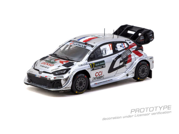 Tarmac Works 1/64 Toyota GR YARIS Rally1 HYBRID Rally Saudi Arabia 2025 WRC World Champion 2025