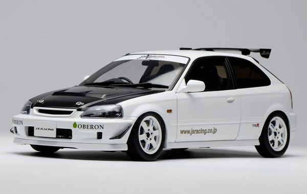 MOTORHELIX 1/18 Honda Civic Type R (EK9) J's Racing Livery image 1