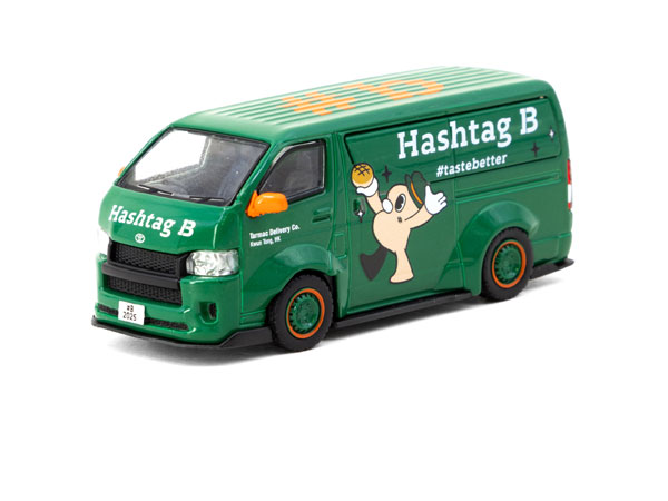 Tarmac Works 1/64 Toyota Hiace Widebody Hashtag B Special Edition