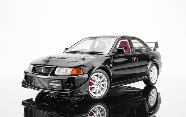MOTORHELIX 1/18 Mitsubishi Lancer Evolution VI GSR T.M.E 庇里牛斯黑 圖片 1