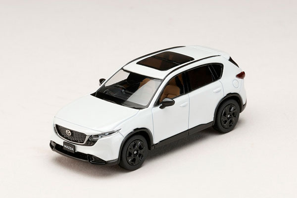 HobbyJAPAN 1/64 MAZDA CX-5 Rhodium White Premium Metallic