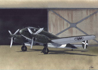LF Models 1/72 Caproni Ca.331C.N. Night Fighter Plastic Model