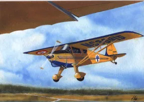 LF Models 1/72 Monocoupe / Universal L-7A Plastikmodell Bild 1