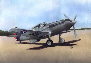 LF Models 1/72 Curtiss XP-40 Plastic Model image 1