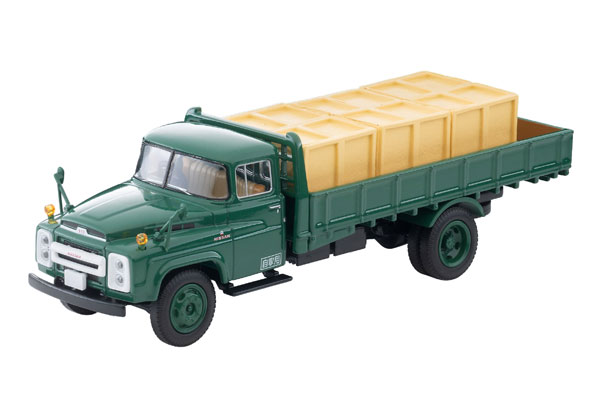 Tomytec LV-221a Nissan 680 Modell-LKW Hochboden Flachaufbau (Grün) Bild 1
