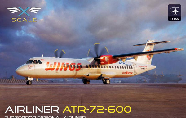 x-scalemodels 1/144 ATR-72-600 Turbo Prop Passenger Aircraft Plastic Model imagen 1