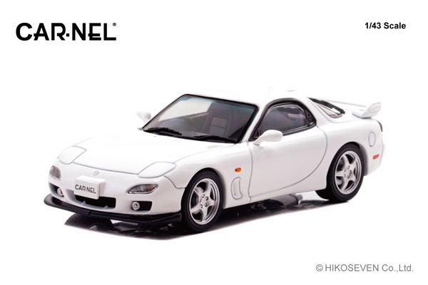 CAR-NEL 1/43 Mazda RX-7 Type RS (FD3S) 2000 สีขาวบริสุทธิ์ รูปภาพ 1