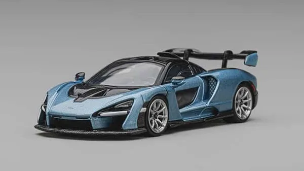CM MODEL 1/64 Mclaren Senna Ice Blue