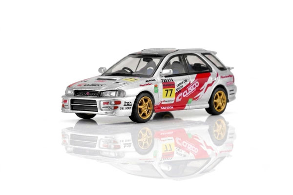 MOTORHELIX 1/64 Subaru Impreza Wagon WRX STi ver. VI CUSCO Silver Livery