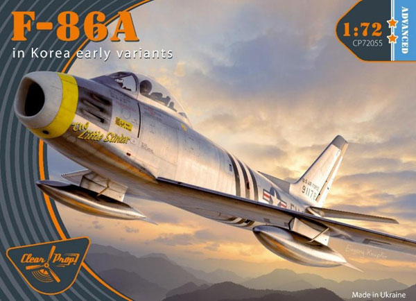 Clear Prop! 1/72 F-86A Sabre (Early Model) "Korean War" Plastic Model