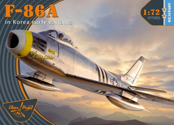Clear Prop! 1/72 F-86A 軍刀機 (早期型)「韓戰」塑膠模型 圖片 1