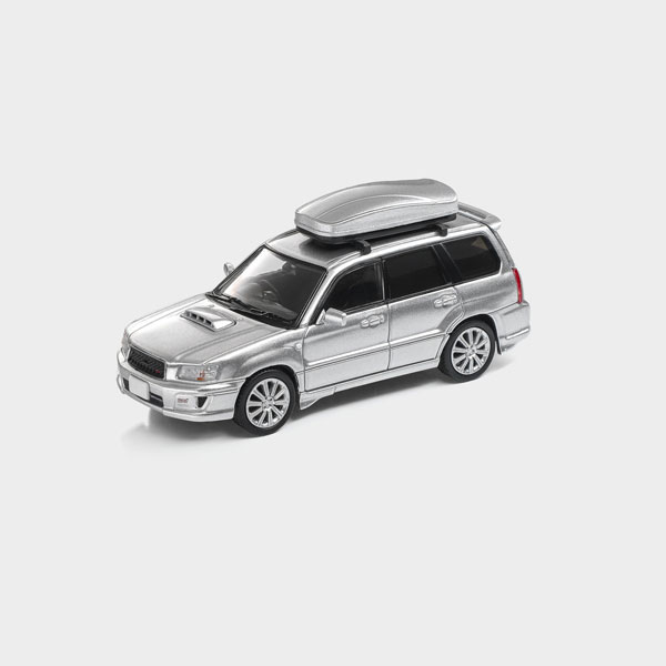 MODEL MODEL 1/64 Subaru Forester STI Version Silver Bild 1