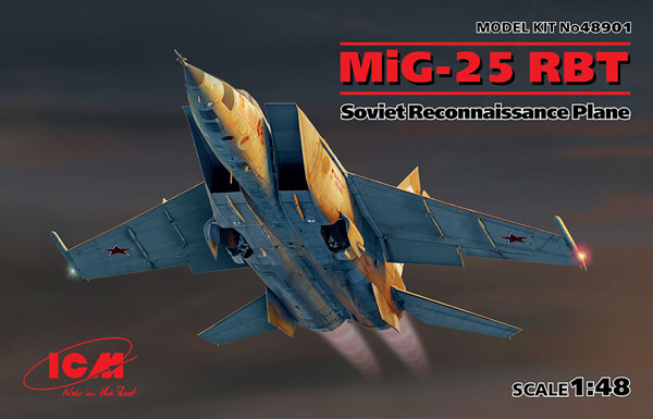 ICM 1/48 MiG-25 RBT Plastic Model