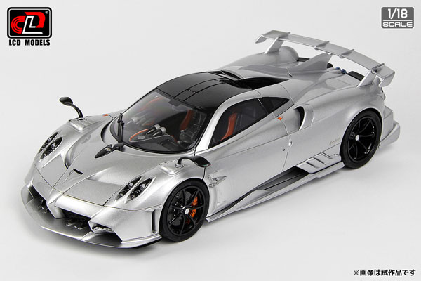 LCD MODEL 1/18 Pagani Imola Silver