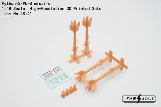 Fab Scale Studio 1/48 Python-3/PL-8 Missile (4 Sets)