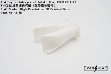 Fab Scale Studio 1/48 F-4 Engine Integrated Intake (For Academy)