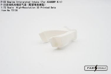 Fab Scale Studio 1/72 F-22 1pc. Intake (For Academy)