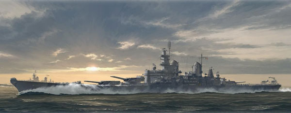 vee hobby 1/700 U.S. Navy Battleship Iowa BB-61 1944 "Deluxe Edition" Plastic Model