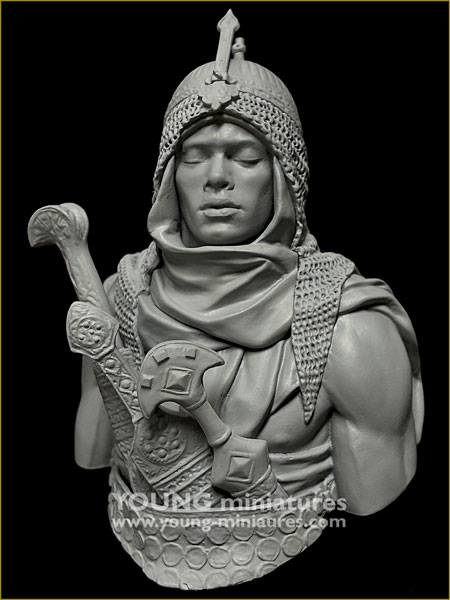 Young Miniatures 1/10 15th Century Nubian Palace Guard Bust Bild 1