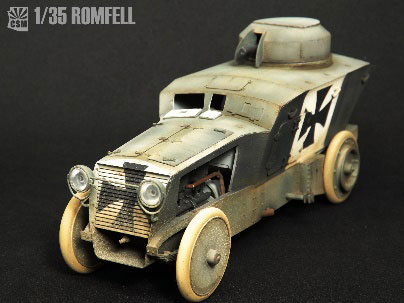 Copper State Models 1/35 Romfell Armored Car Plastic Model gambar 1
