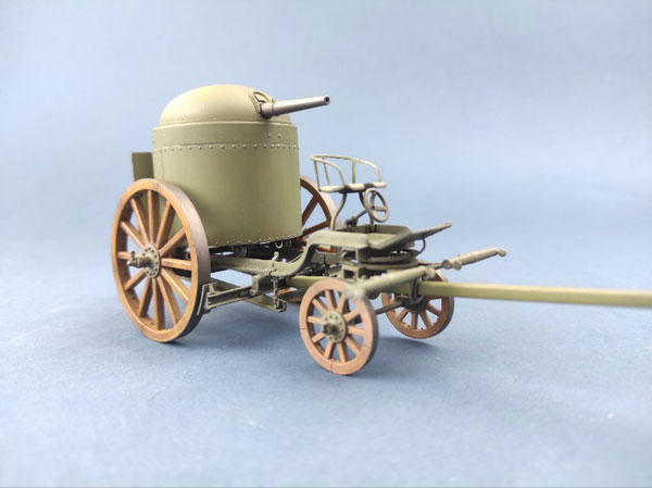 Copper State Models 1/35 WW.I German 5.3cm Gruson Fahrpanzer Plastic Model