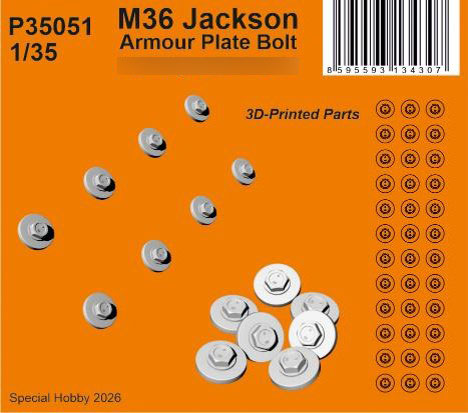 CMK 1/35 M36 Jackson Bulletproof Plate Bolt (36pcs.) (For T / General) Bild 1