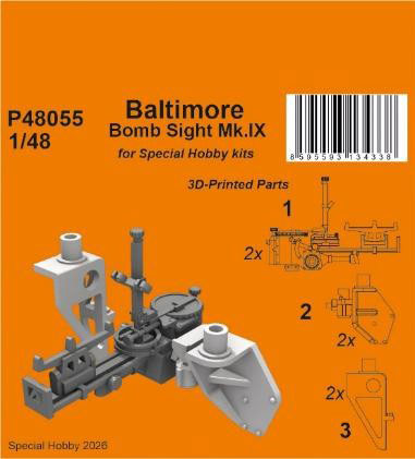 CMK 1/48 Martin Baltimore Bomb Sight (2pcs.) (For Special Hobby)