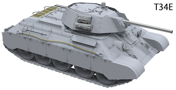 Boarder Model 1/35 Soviet Medium Tank T34E / T34-76 (2in1) Plastic Model