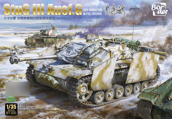 Boarder Model 1/35 German StuG III Ausf. G Late Production w/Full Interior Plastic Model