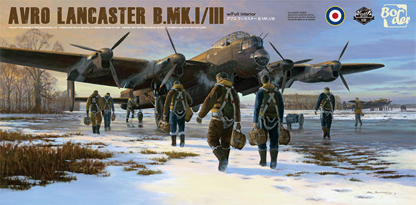 Boarder Model 1/32 Avro Lancaster B.MKI/III Full Interior Plastic Model