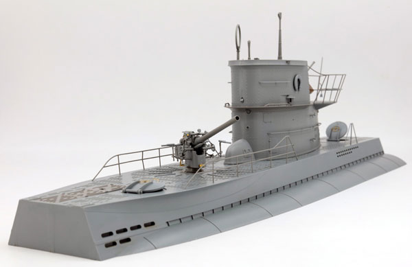 Boarder Model 1/35 German Navy U Boat VIIC Model (Water Navigation Model) Plastic Model