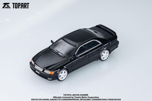 Top Art 1/64 Toyota JZX100 Chaser Black