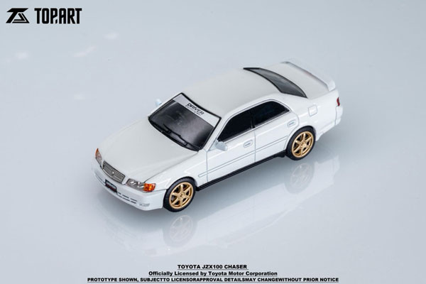 Top Art 1/64 Toyota JZX100 Chaser White
