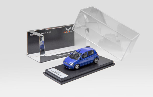 DIECASTTEAM 1/64 Toyota Vitz 5-Door (P10) (LHD) Blue