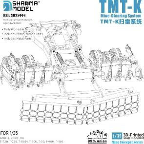 Shanma Model 1/35 TMT-K Mine Clearance Equipment