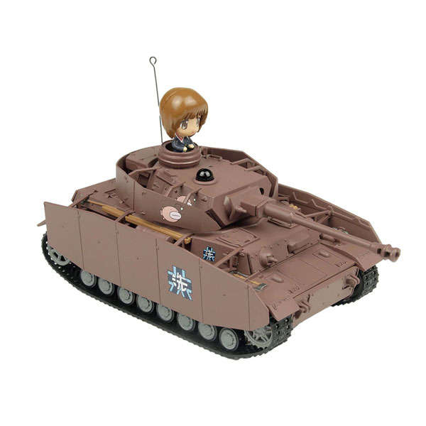 Platz 1/64 Girls und Panzer RC Battle Sensha-dou Series Panzer IV Ausf. H (Ausf. D Kai) Ankou Team Vehicle Only Edition