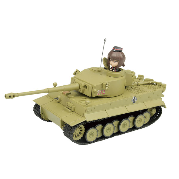 Platz 1/64 Girls und Panzer RC Battle Sensha-dou Series Tiger I Kuromorimine Girls High School Vehicle Only Edition