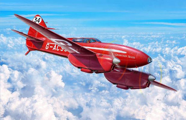 KP Models 1/72 de Havilland DH.88 Comet "MacRobertson Air Race" Plastic Model image 1