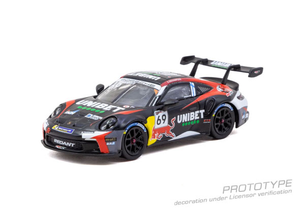Tarmac Works 1/64 Porsche 911 GT3 Cup (992) Porsche Carrera Cup Benelux 2024 Kalle Rovanpera
